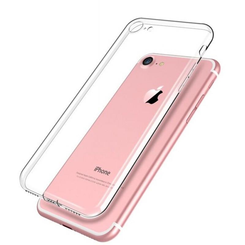 Чехол силиконовый Ambrera 0,33 мм для Apple Iphone 7/8 Прозрачный