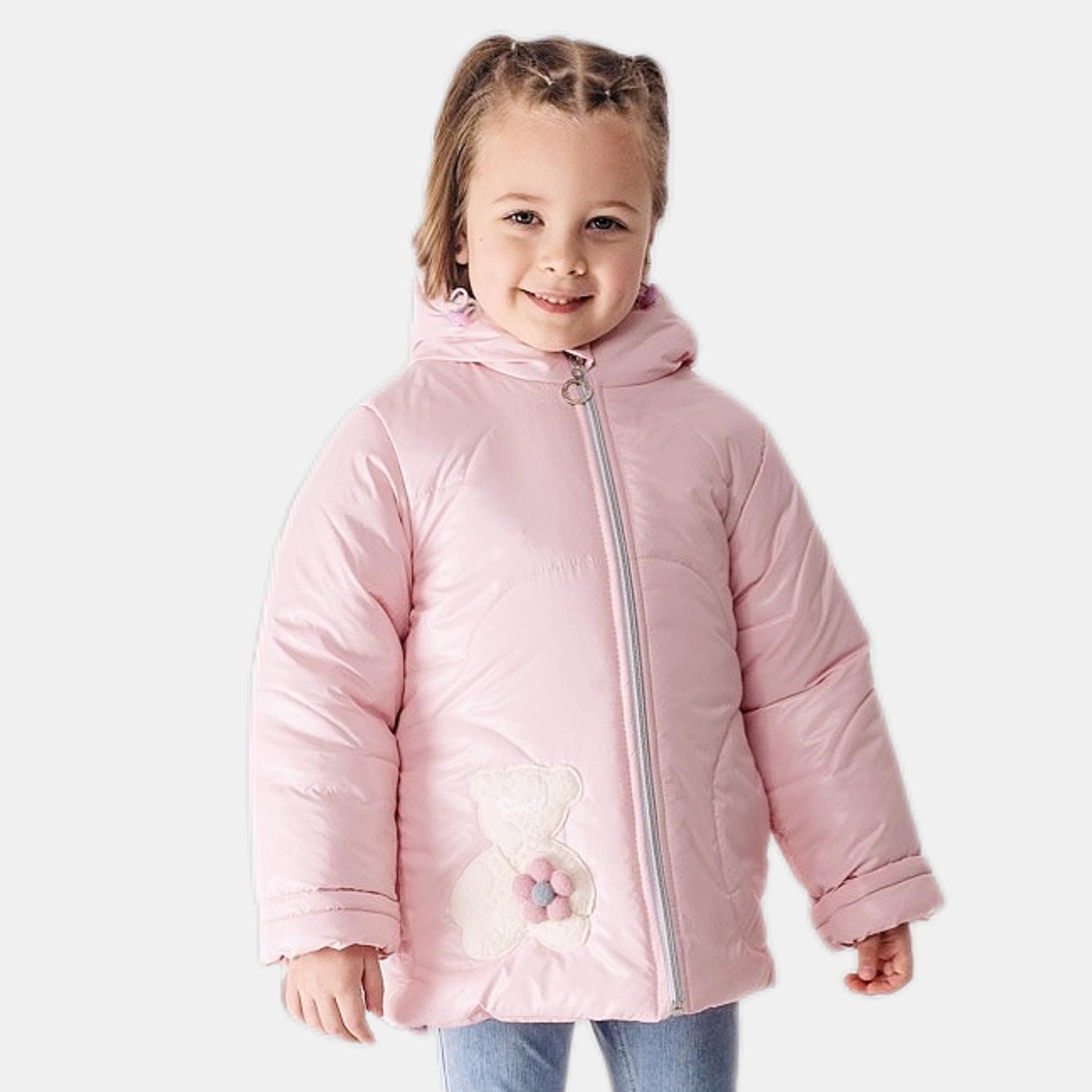 Куртка демісезонна для дівчинки 110 см Рожевий (D-8444-110р) - фото 5