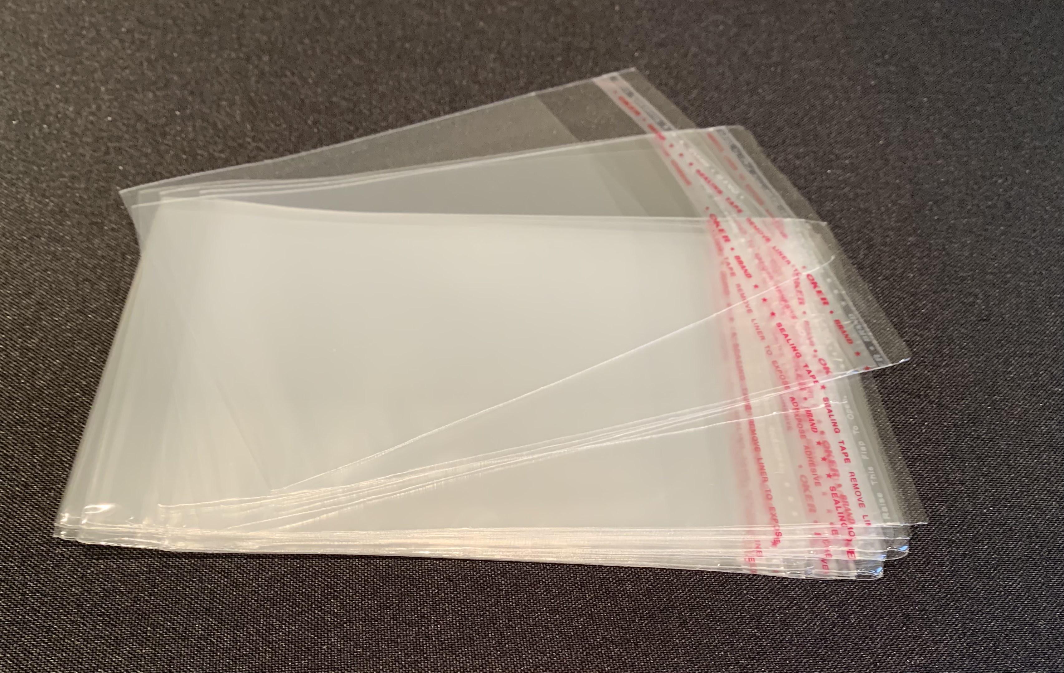 Пакет полипропиленовый Флекспак с клейкой лентой 45х60 мм 50 шт. 25 мкм Прозрачный