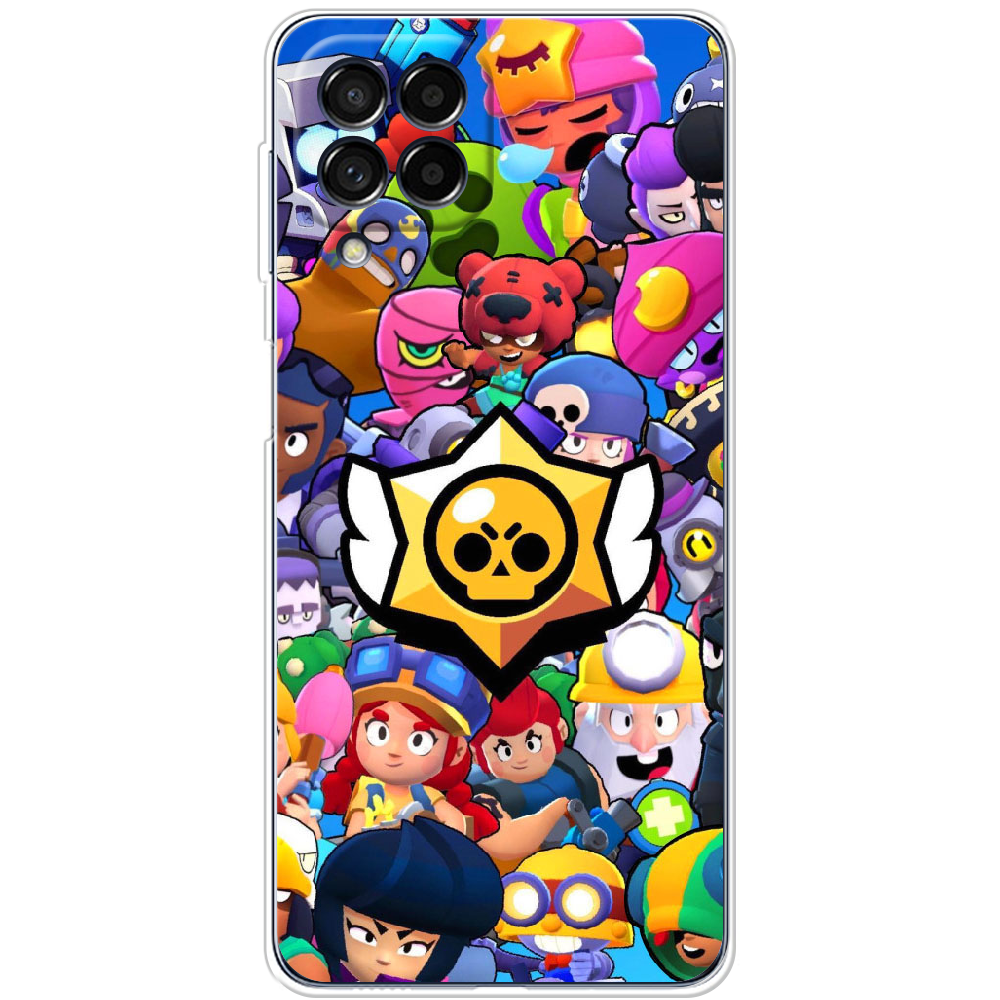 Чехол BoxFace Samsung Galaxy M53 5G (M536) Brawl Stars Прозрачный силикон (44473-up2389-44473)