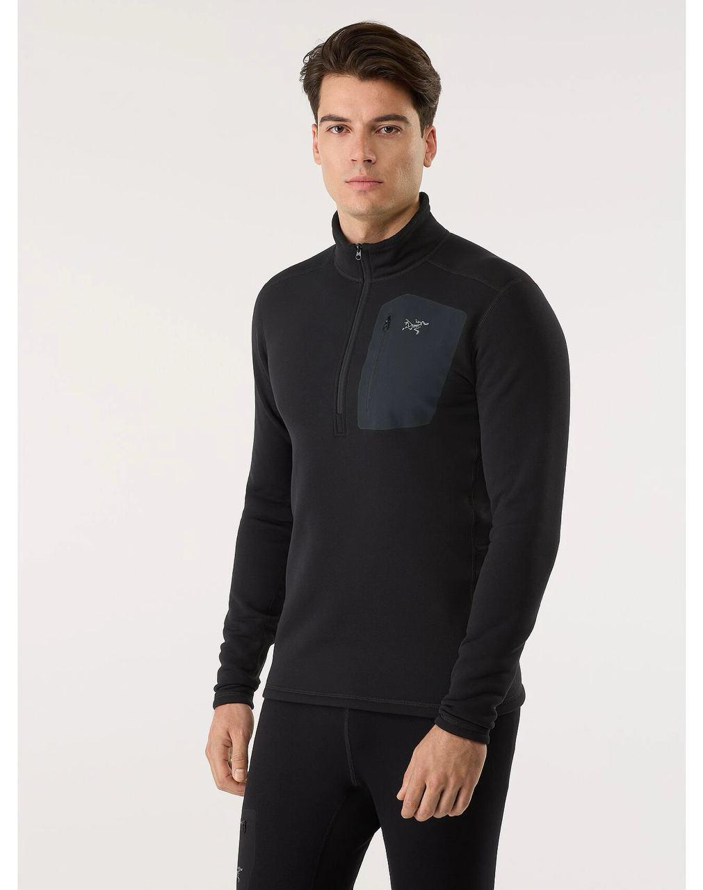 Кофта Arcteryx Rho Heavyweight Zip Neck Men's L (X000006266-Black-L) - фото 2