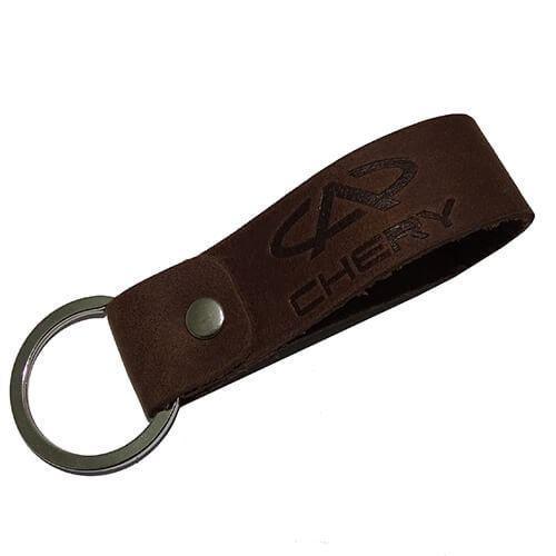 Брелок автомобильный кожаный c лого Chery (110822)