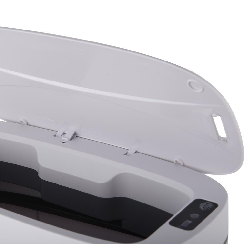 Ведро для мусора сенсорное Mixxus Flat-TC0109 9 л овальное Белый (MI7074) - фото 6