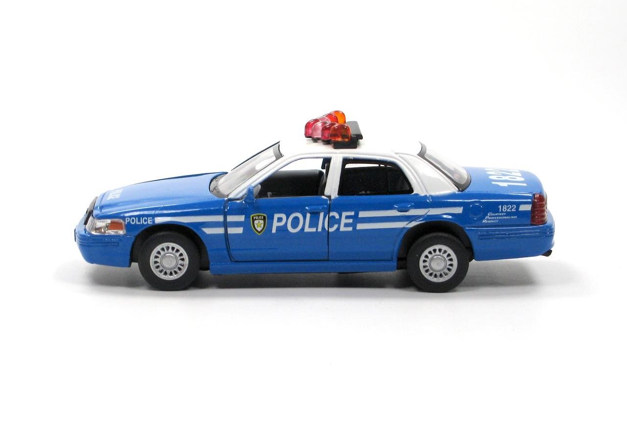 Машина металева KT5342A Ford Crown Victoria Interceptor Blue - фото 2