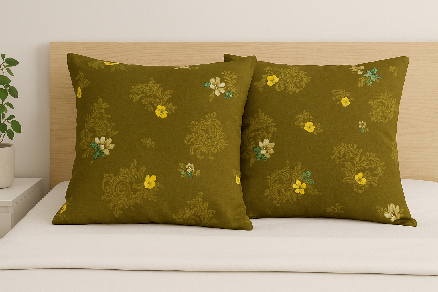 Наволочки Royal flowers з бязі 70х70 см 2 шт. (G-2305RF/x70)