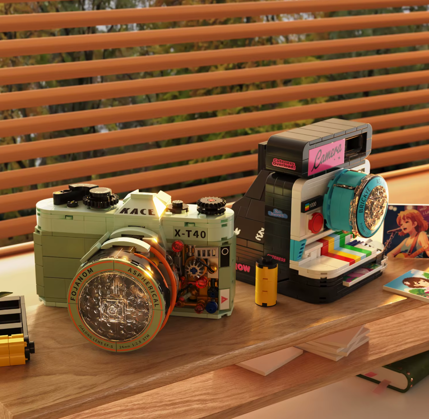 Конструктор дитячий Ретро фотоапарат для дітей та дорослих 455 деталей - фото 5