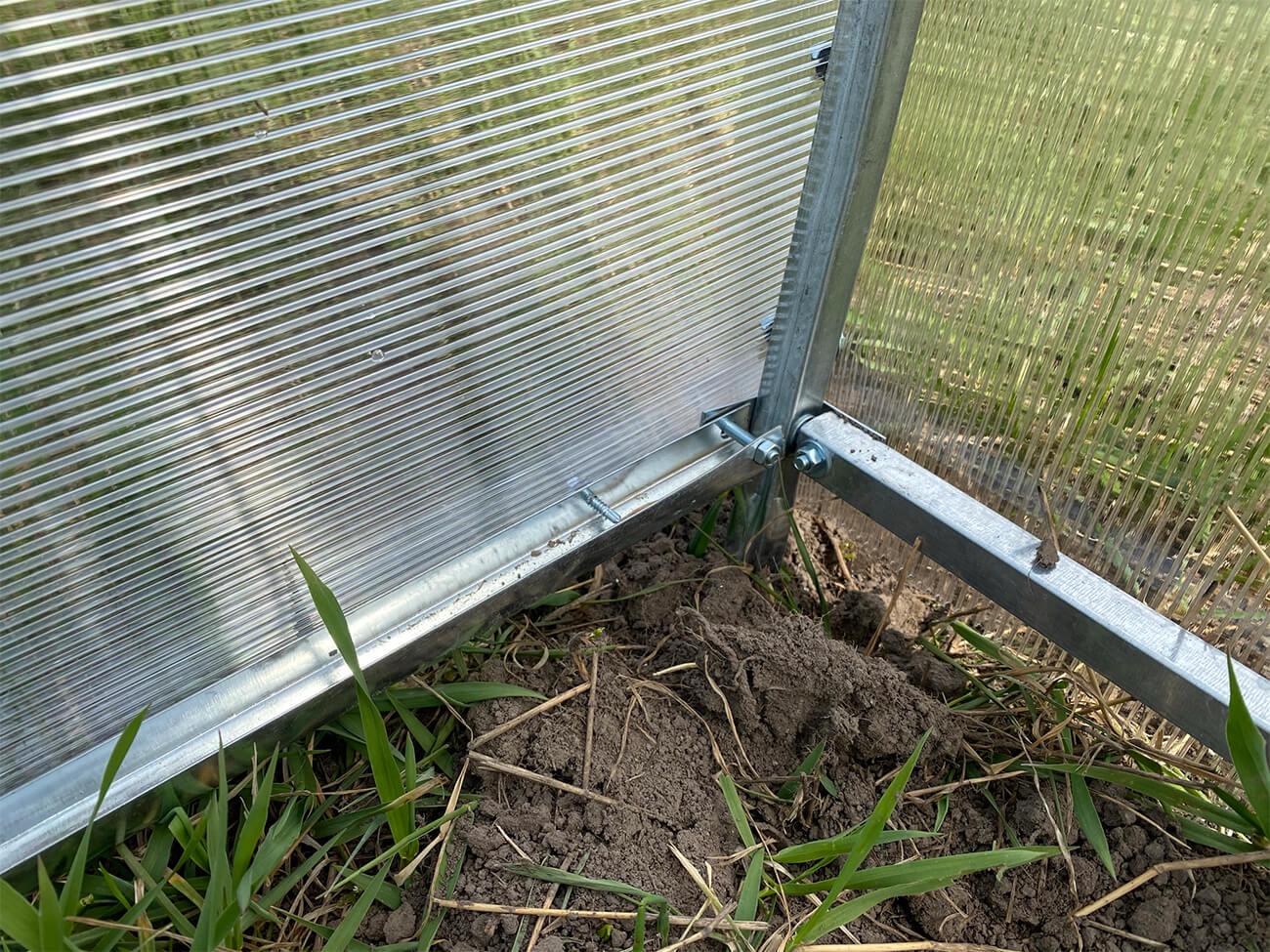 Теплиця Веган 4x8 із оцинкованої квадратної труби з полікарбонатом 4 мм - фото 12