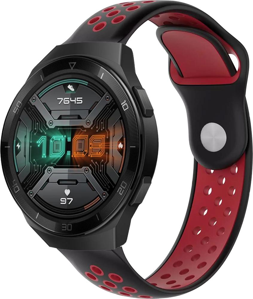 Ремешок Sport для Huawei Watch GT2e 46 мм 22 мм Black/Red (23046-44)