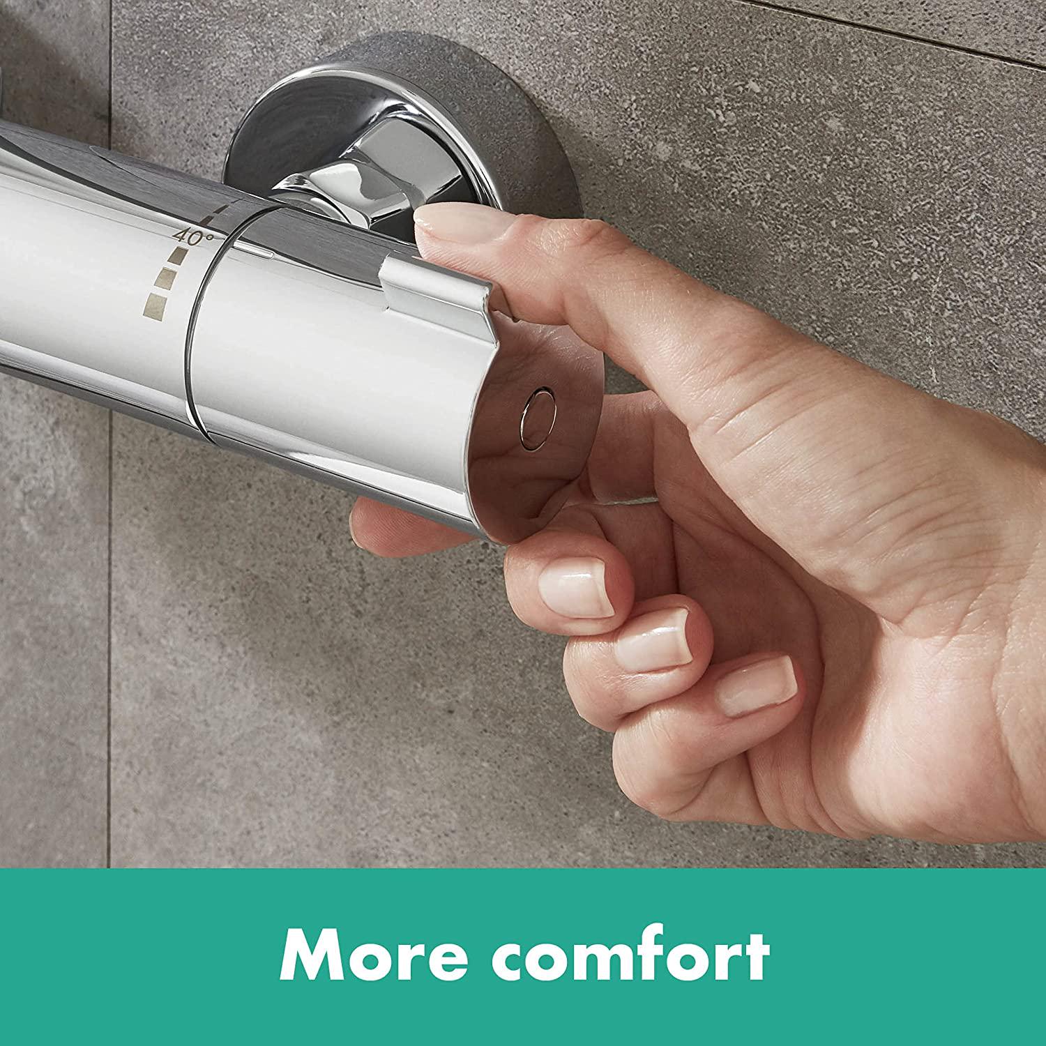 Cмеситель для душа Hansgrohe Ecostat 1001 13211000 с термостатом Хром (116420) - фото 3