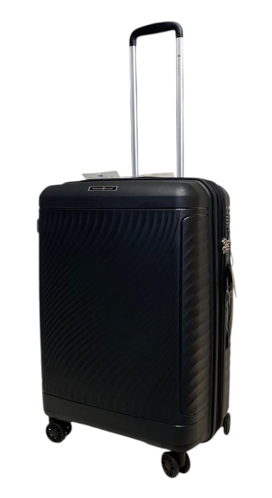 Чемодан Snowball 49703 M Черный (31706417)