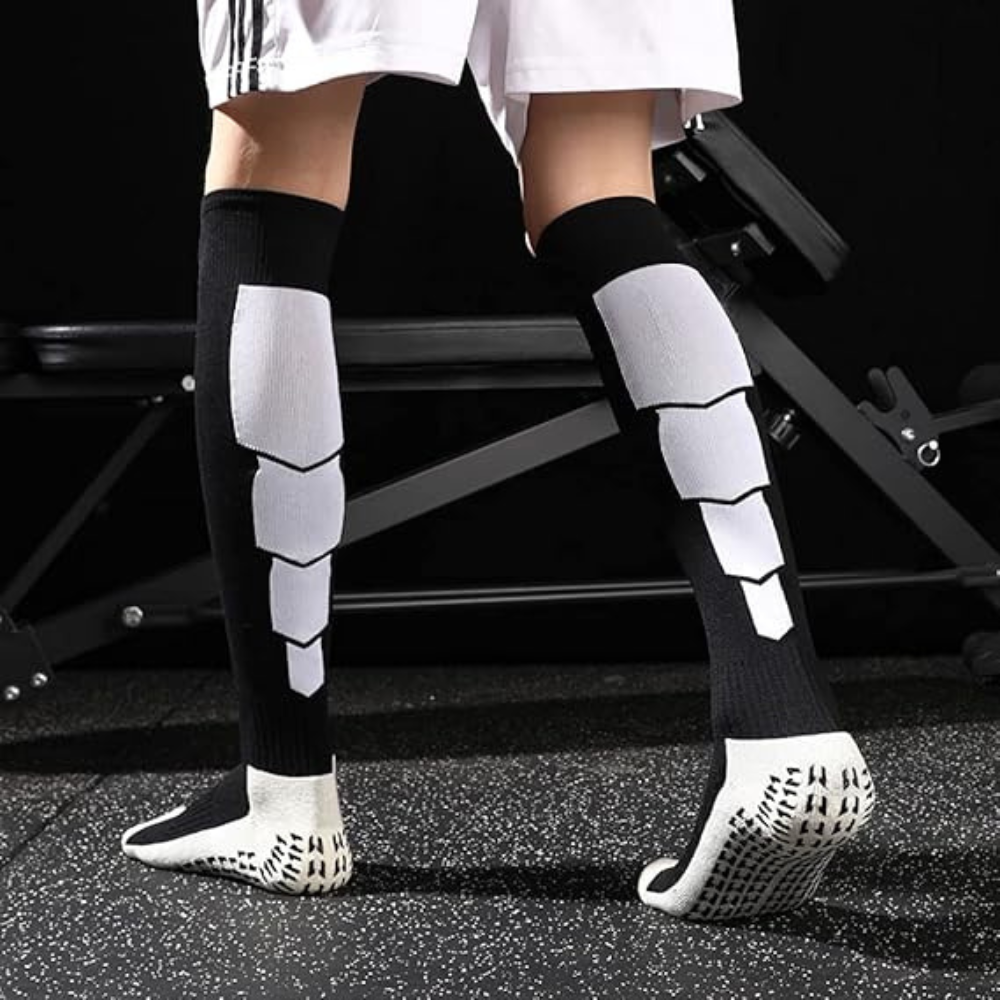 Гетри футбольні ігрові тренувальні спортивні з антиковзним покриттям Чорний L EU р. 42-45 - фото 5 Гетри футбольні ігрові тренувальні спортивні з антиковзним покриттям Чорний L EU р. 42-45 - фото 5