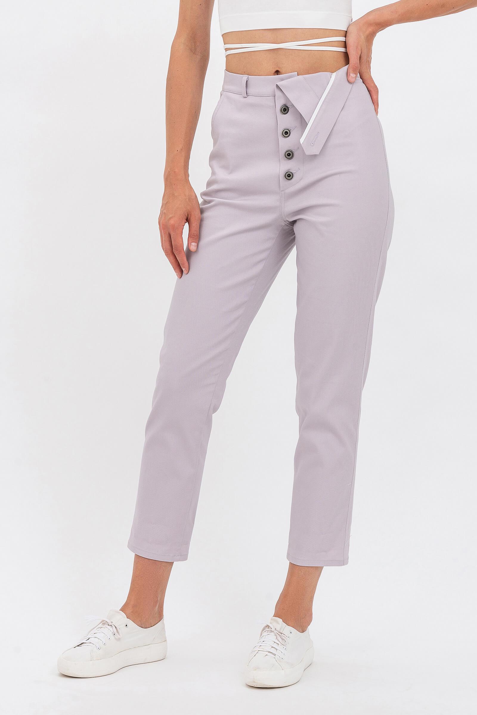 Брюки Lesia Роксен р. 48 Сірий (122630000) - фото 4 Брюки Lesia Роксен р. 48 Сірий (122630000) - фото 4