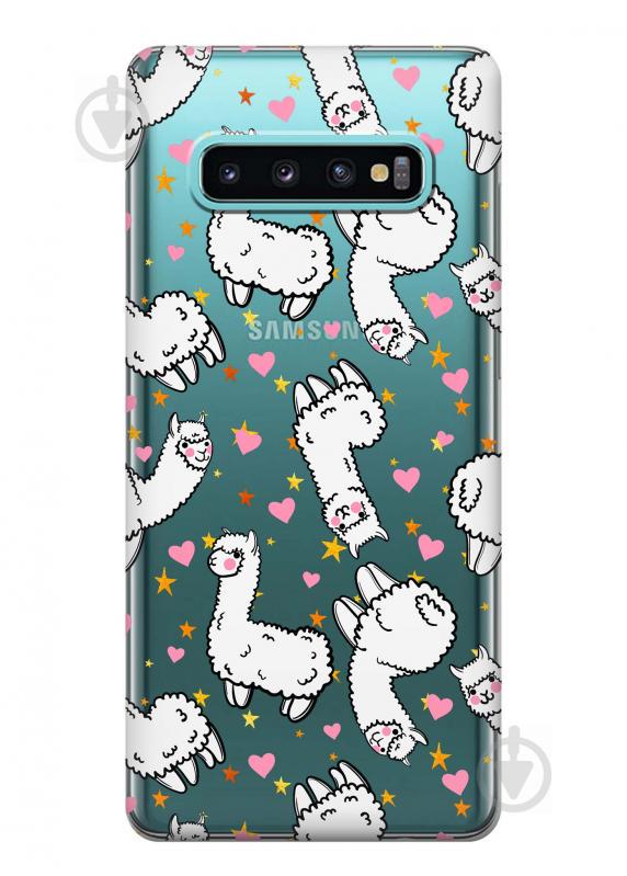 Чехол iSwag для Samsung Galaxy S10 Ламы (H410) Чехол iSwag для Samsung Galaxy S10 Ламы (H410)