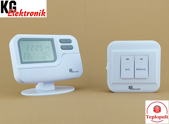 Програматор температури KG Elektronik C7 RF безпровідний тижневий (28414708) - фото 2