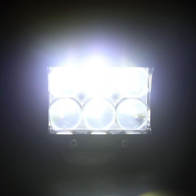 Автофара LightX 5D-18W LED-балка на 6 світлодіодів Чорний - фото 6