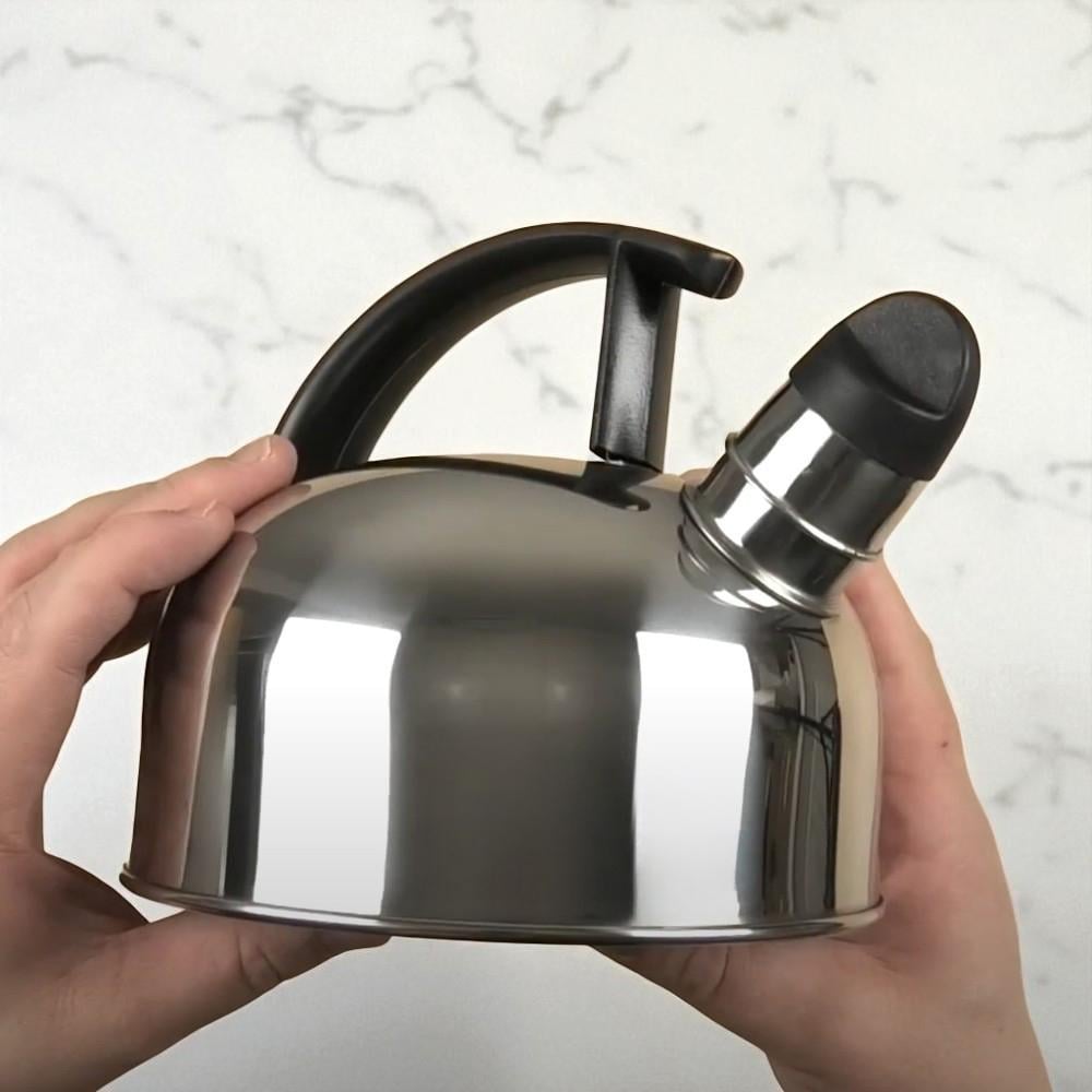 Чайник для плиты со свистком EdgeSteel нержавеющая сталь одинарное дно 1,5 л (03-MH-1762) - фото 8 Чайник для плиты со свистком EdgeSteel нержавеющая сталь одинарное дно 1,5 л (03-MH-1762) - фото 8