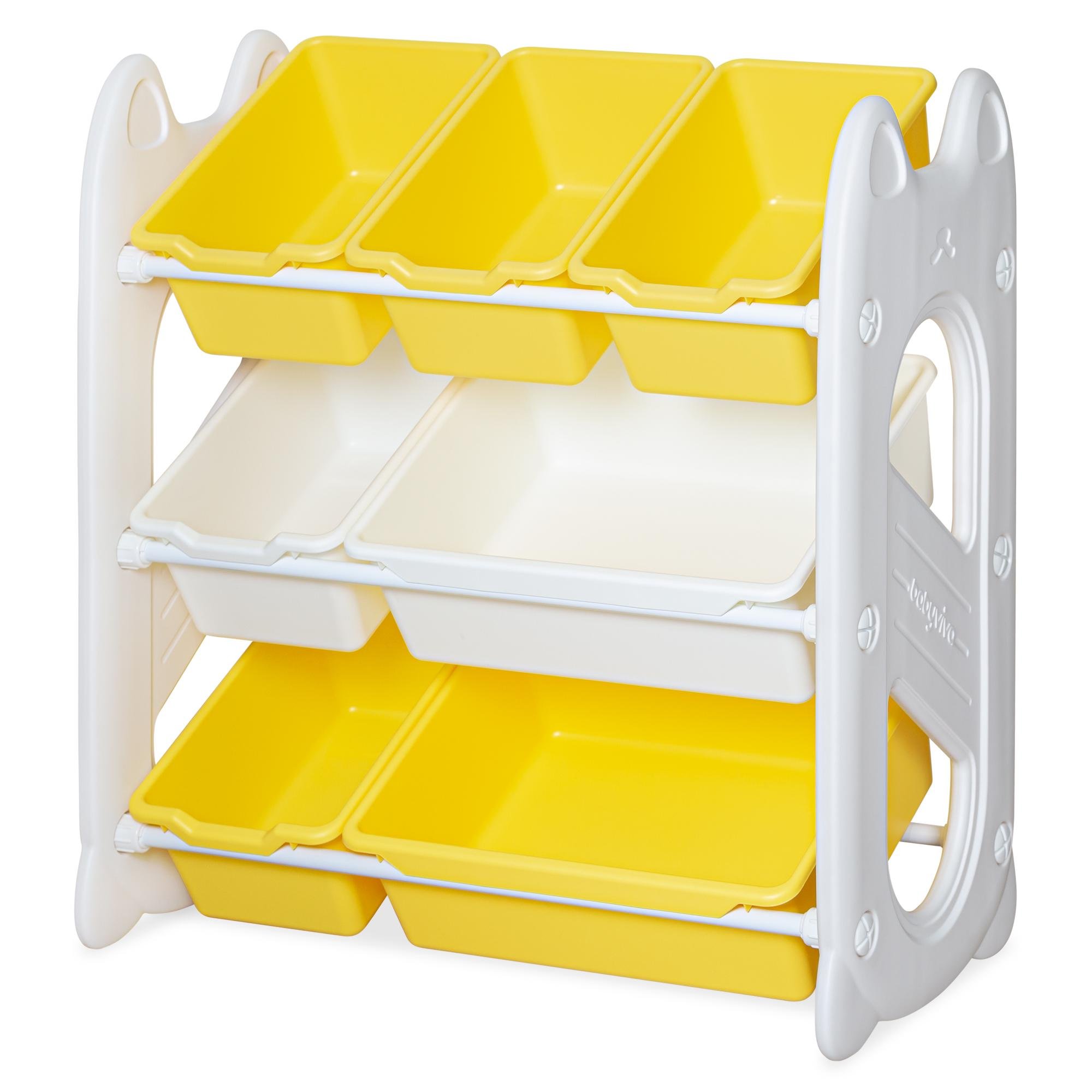 Стелаж Mealux Coral Yellow (KD-E022 Yellow) - фото 1 Стелаж Mealux Coral Yellow (KD-E022 Yellow) - фото 1