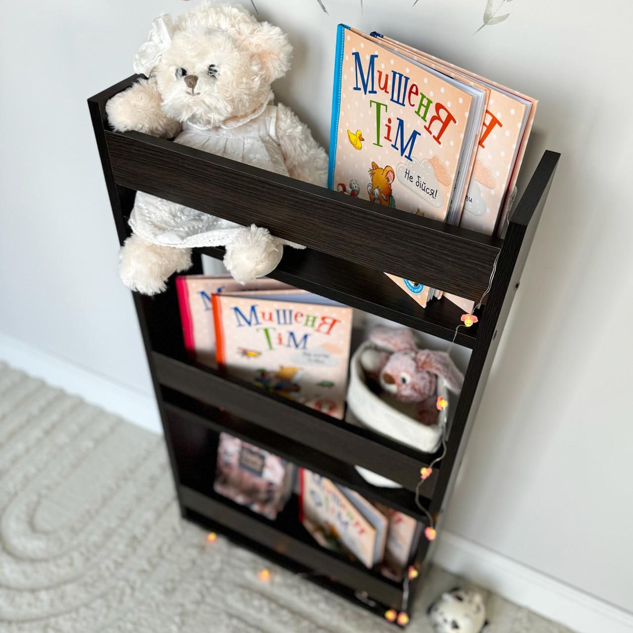 Полка детская навесная из ДСП Венге темный (DP-4V) - фото 6