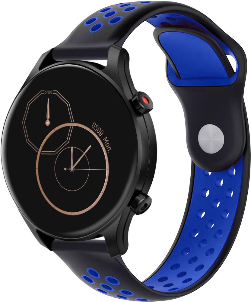 Ремешок Sport для Haylou Smart Watch Solar LS05 Black/Blue (26158-43)
