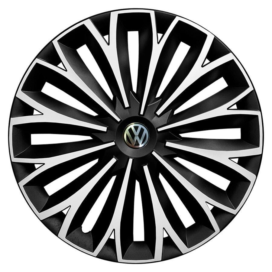 Комплект колпаков JAWOPLAST Sigma Duo R15 для Volkswagen 4 шт. Silver/Black (28434617)
