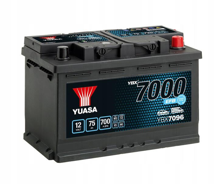 Аккумулятор Yuasa YBX7096 12 V 75 Ah 700 A