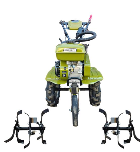 Мотоблок бензиновый DOZER D7-1 4.00-8 Салатовый - фото 3