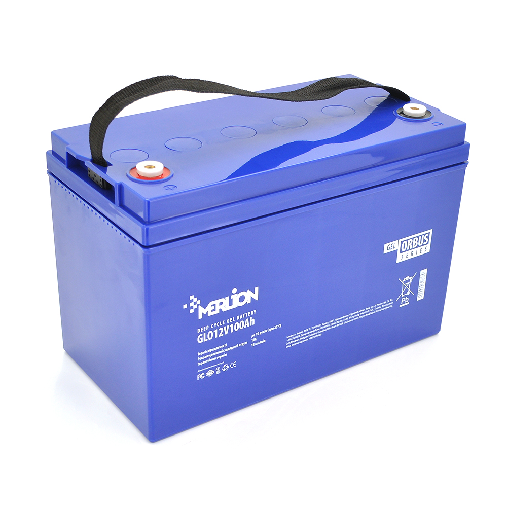 Аккумуляторная батарея Merlion ORBUS GLO12V100Ah 329x172x218 28 кг Blue (YUT_V9765) Аккумуляторная батарея Merlion ORBUS GLO12V100Ah 329x172x218 28 кг Blue (YUT_V9765)