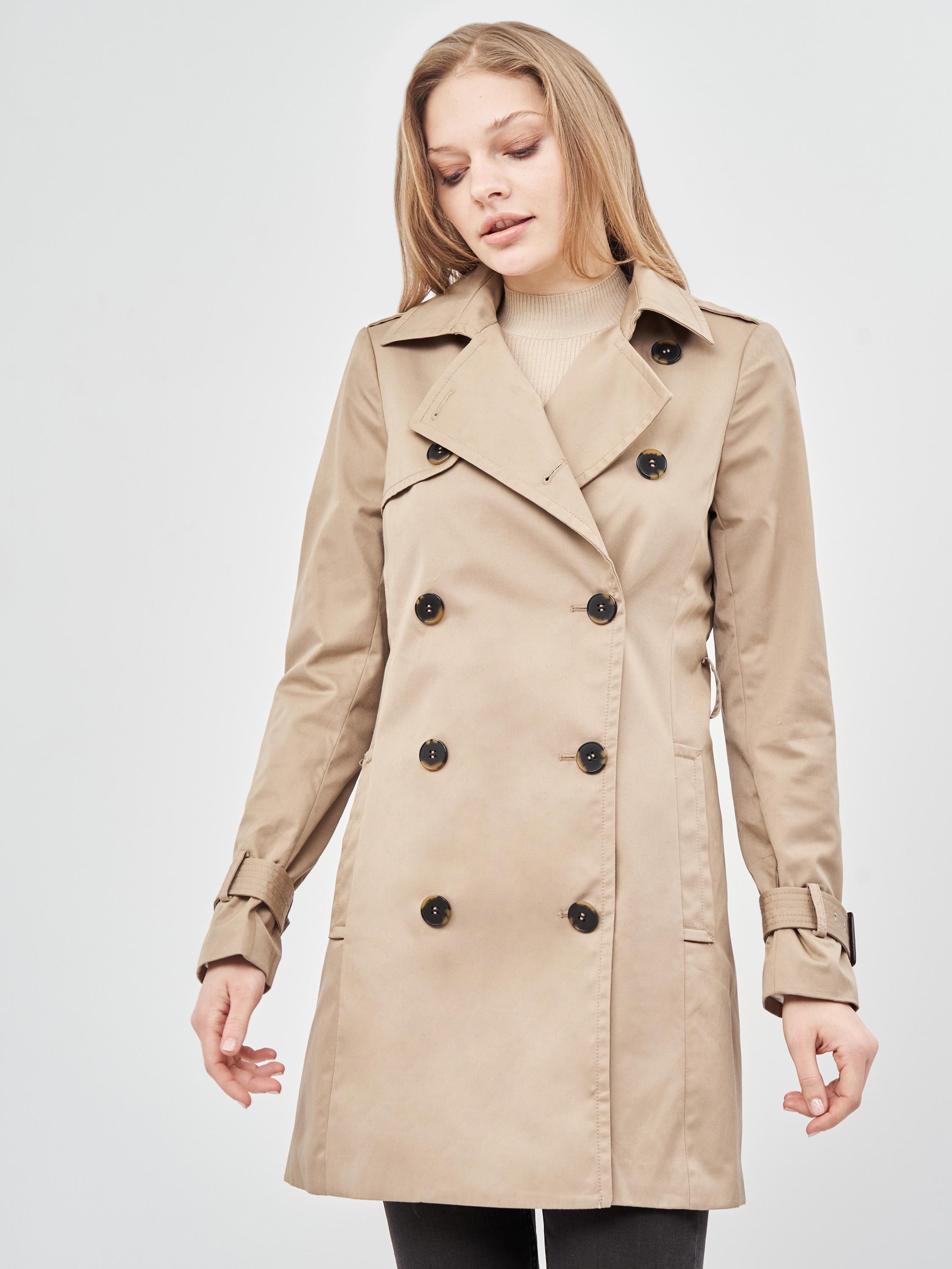 Пальто H&M р. 42 Бежевый (3118158830)