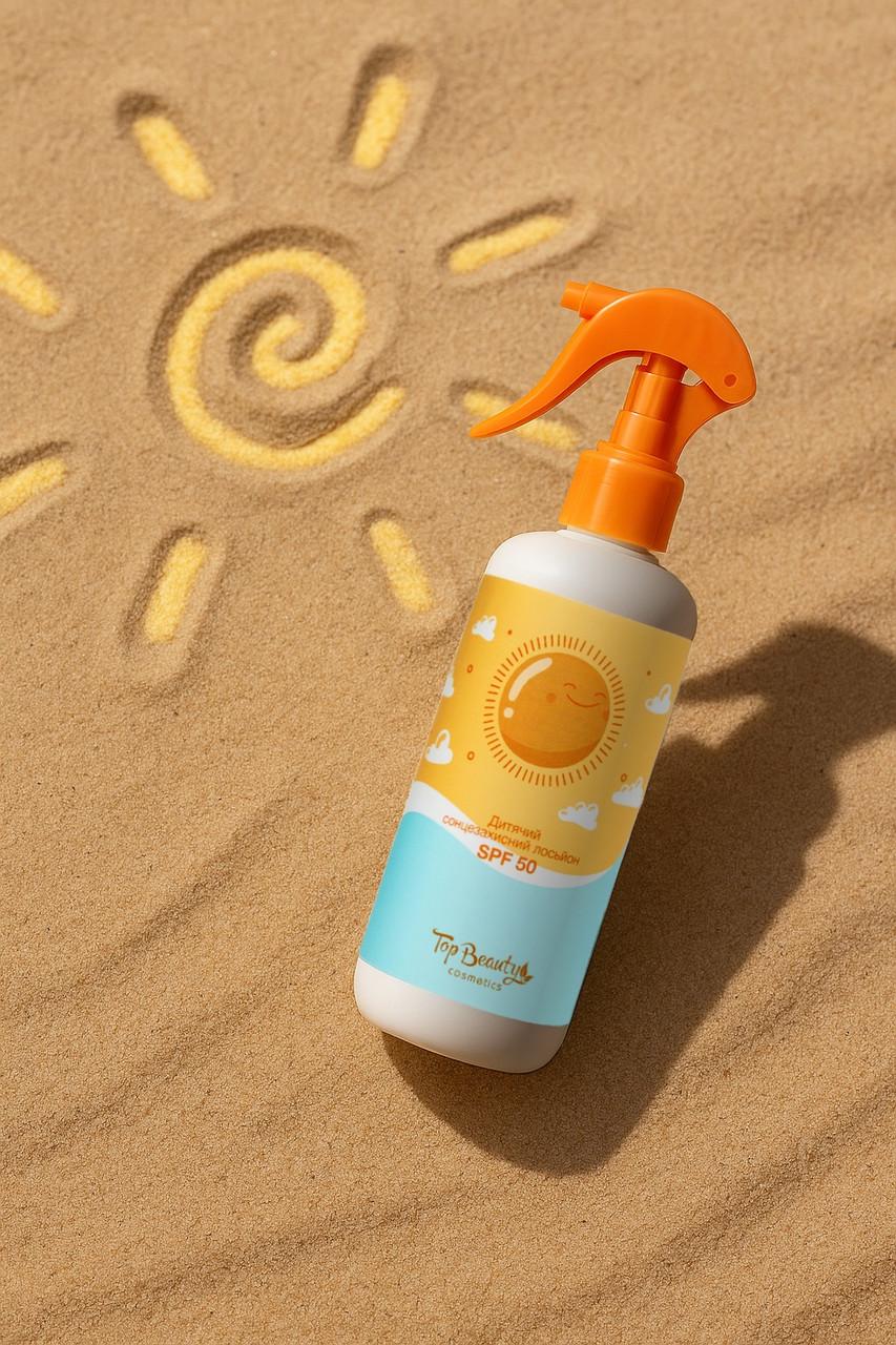 Лосьон дитячий сонцезахисний Top Beauty SPF 50 200 мл (2666621024) - фото 2