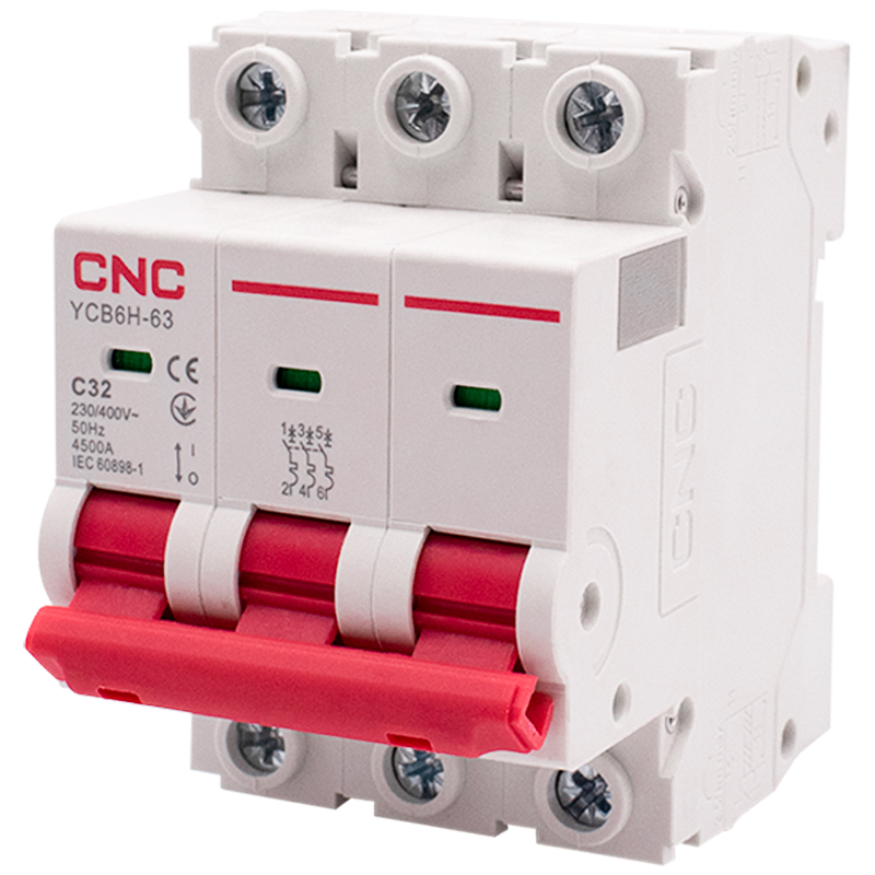 Автоматический выключатель CNC Electric YCB6Н-63 3P 32A 4,5kA C (Б00029268)