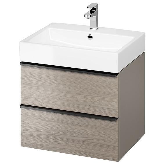 Тумба под умывальник подвесная Cersanit Virgo S522-021 59,4x50,1x42,7 см Серый (217264)