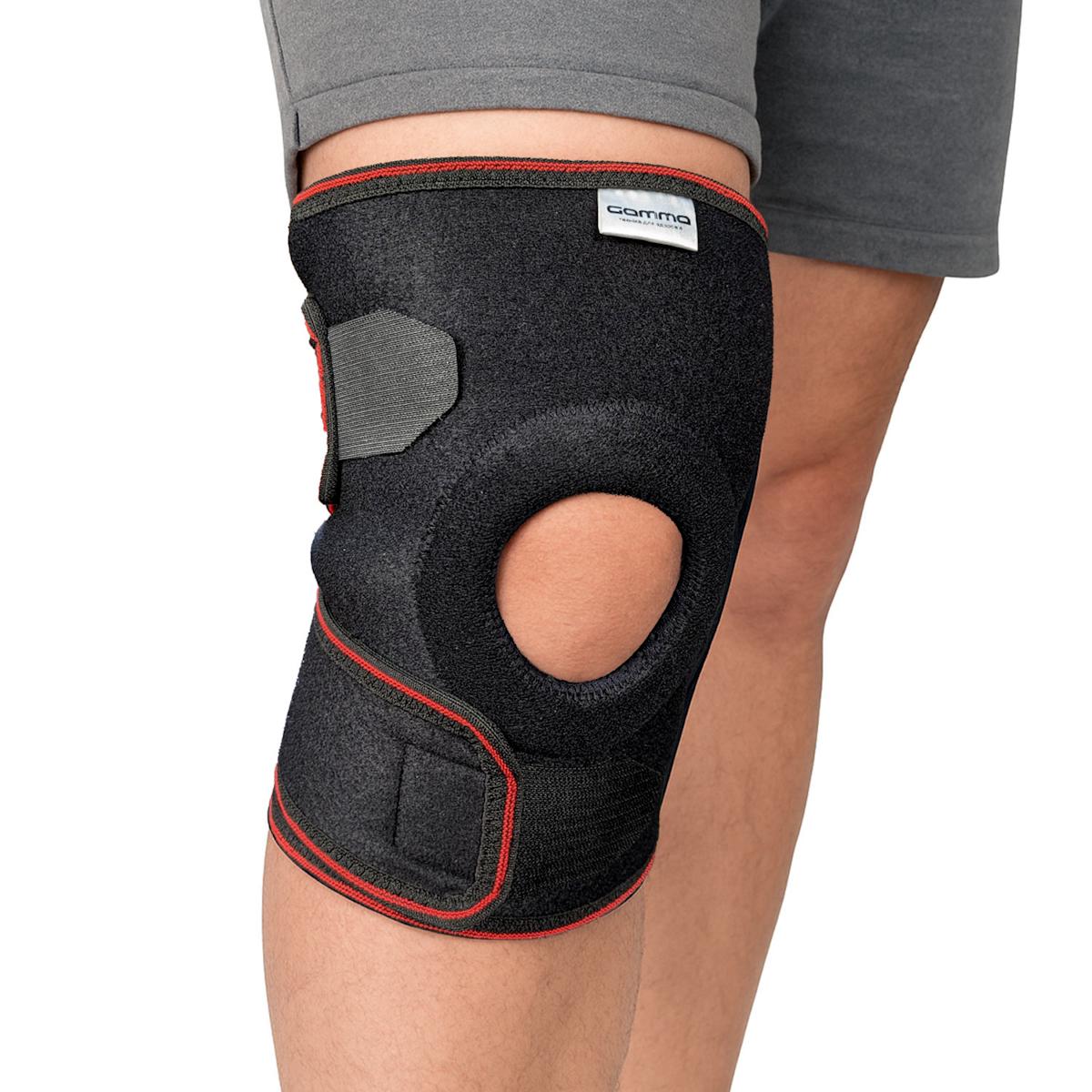 Бандаж коленный фиксирующий на липучках универсальный GAMMA R6207 на обхват колена 30-46 см - фото 6 Бандаж коленный фиксирующий на липучках универсальный GAMMA R6207 на обхват колена 30-46 см - фото 6