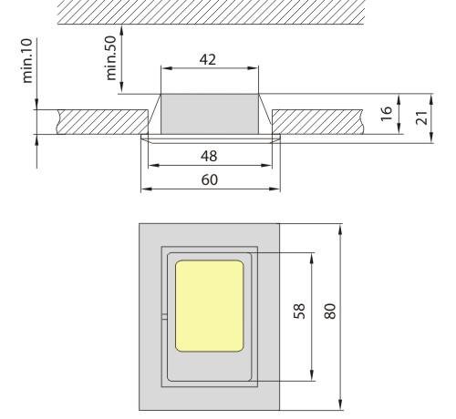 Светильник мебельный Brilum M-50 Хром (ОМ-М50000-70) - фото 2