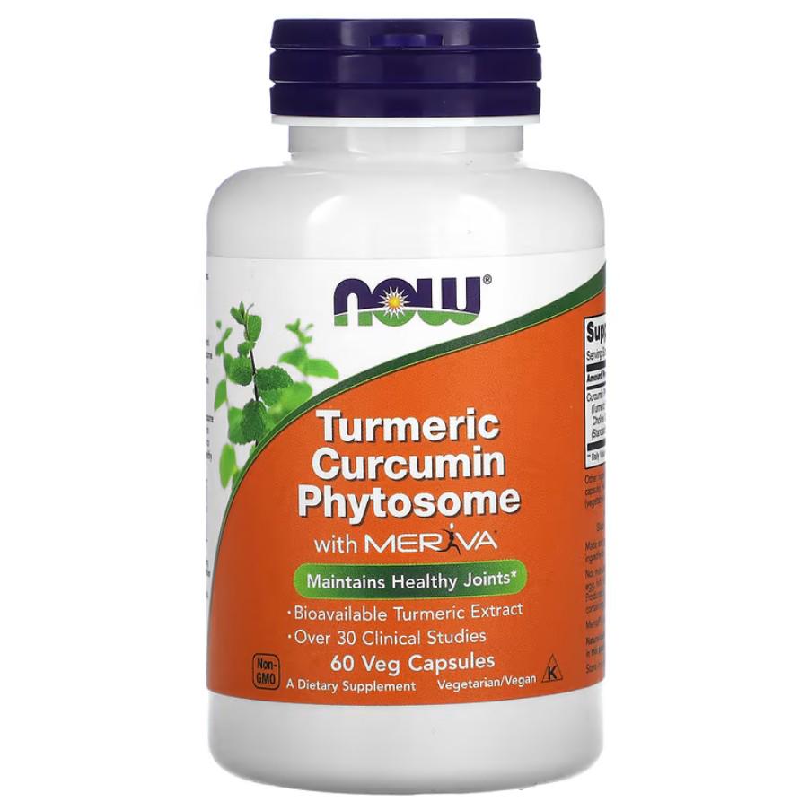 Натуральная добавка Now Foods Turmeric Curcumin Phytosome With Meriva 60 капсул