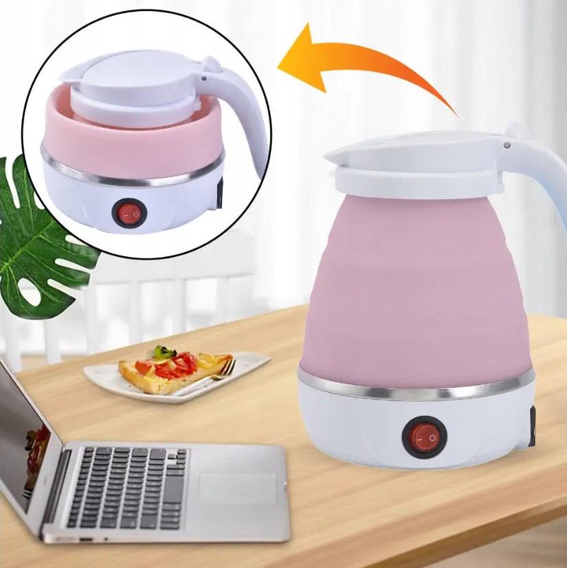 Чайник електричний Sunroz Foldable Kettle 600 Вт складний силіконовий 600 мл - фото 5