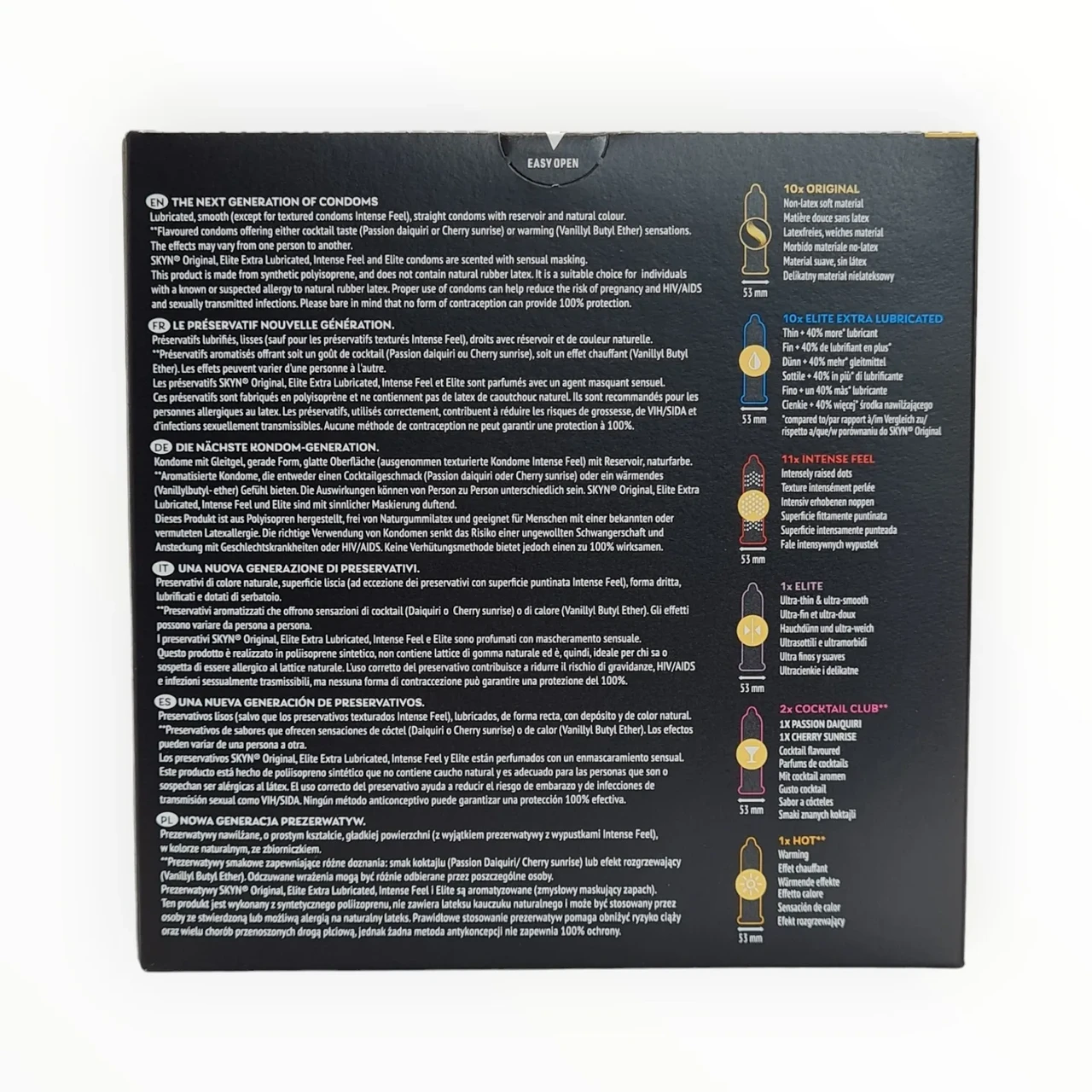 Презервативы Skyn Selection 35 30+5 Преміум беслатексные 6 разных видов (2316711223) - фото 2