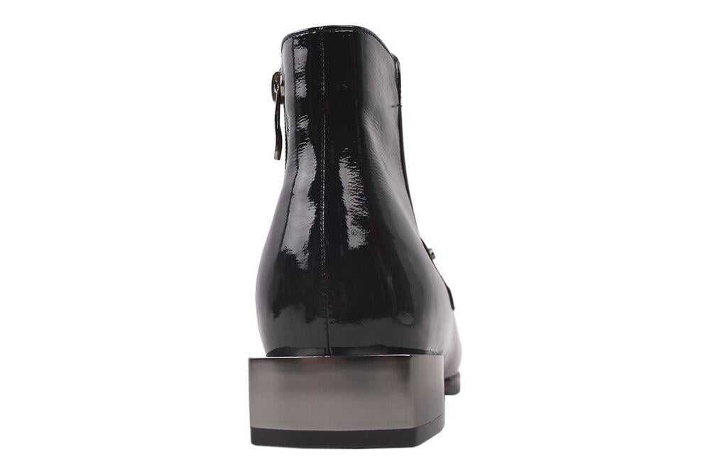 Черевики Farinni на низькому ходу жіночі з лакової шкіри р. 39 Чорний (60-20DHC) - фото 3 Черевики Farinni на низькому ходу жіночі з лакової шкіри р. 39 Чорний (60-20DHC) - фото 3