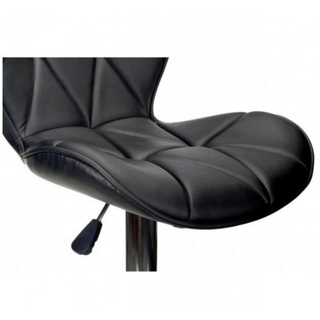 Барний стілець зі спинкою Bonro BN-087 Чорний (42400438) - фото 4 Барний стілець зі спинкою Bonro BN-087 Чорний (42400438) - фото 4