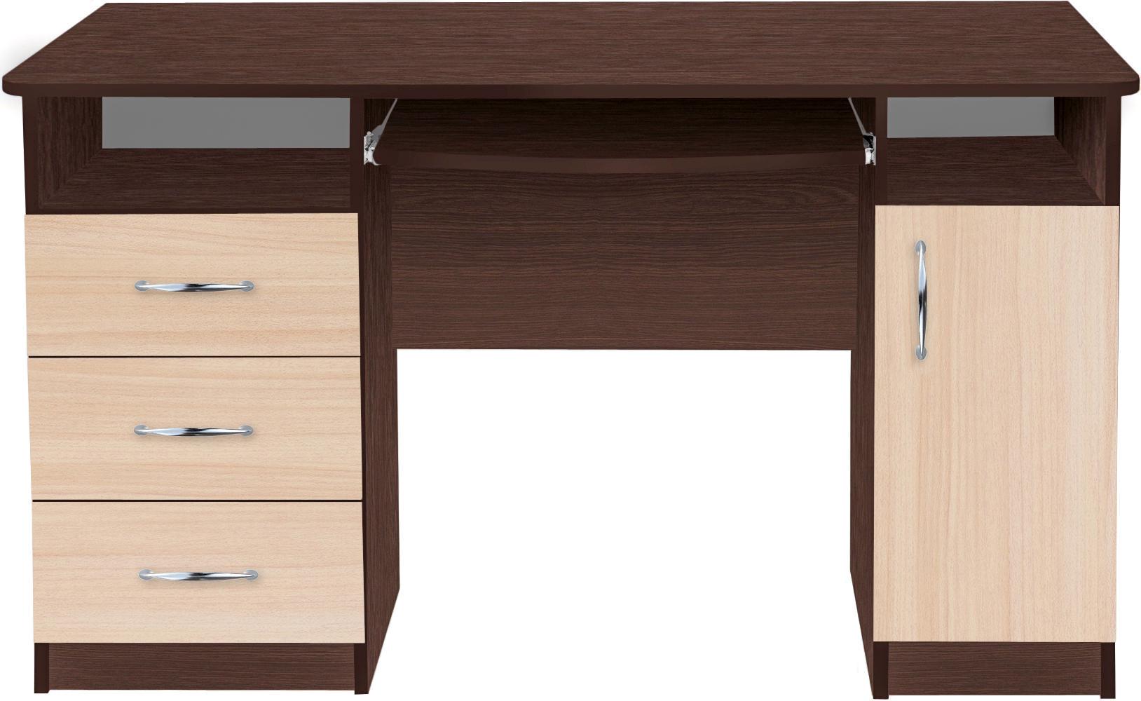 Стол компьютерный МАКСИ-МЕбель Кент 2 плюс 1800 Венге магия/Дуб молочный (5102634) Стол компьютерный МАКСИ-МЕбель Кент 2 плюс 1800 Венге магия/Дуб молочный (5102634)