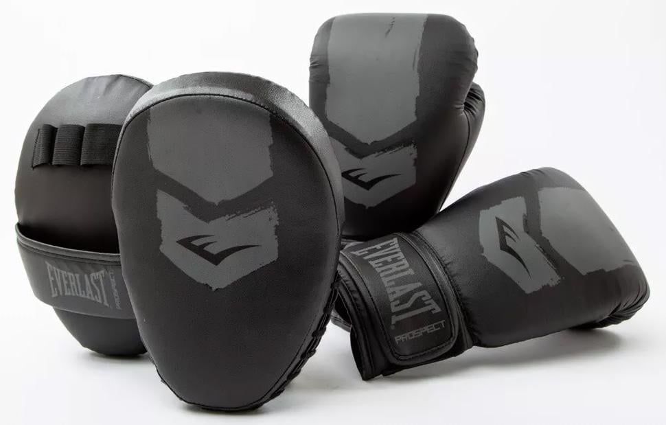 Комплект для бокса Everlast PROSPECT 2 MITT KIT OSFM унисекс Черный/Серый (24598506)
