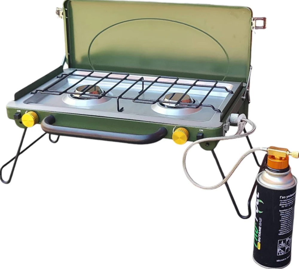 Плита газовая 7 кВт 2 конфорки (10k01p597)