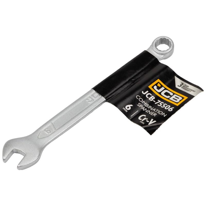 Ключ рожково-накидний JCB (BAMFORD) Tools CR-V штампований 6 мм (75506) - фото 1 Ключ рожково-накидний JCB (BAMFORD) Tools CR-V штампований 6 мм (75506) - фото 1