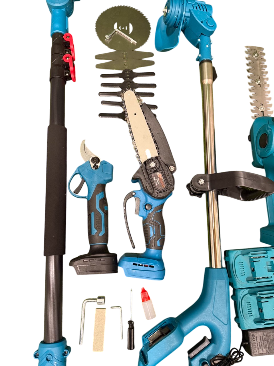 Набір акумуляторний Krafftec 48 V Секатор/Пила/Коса/Повітродувка/Подовжувач/Кущоріз (30069949) - фото 9