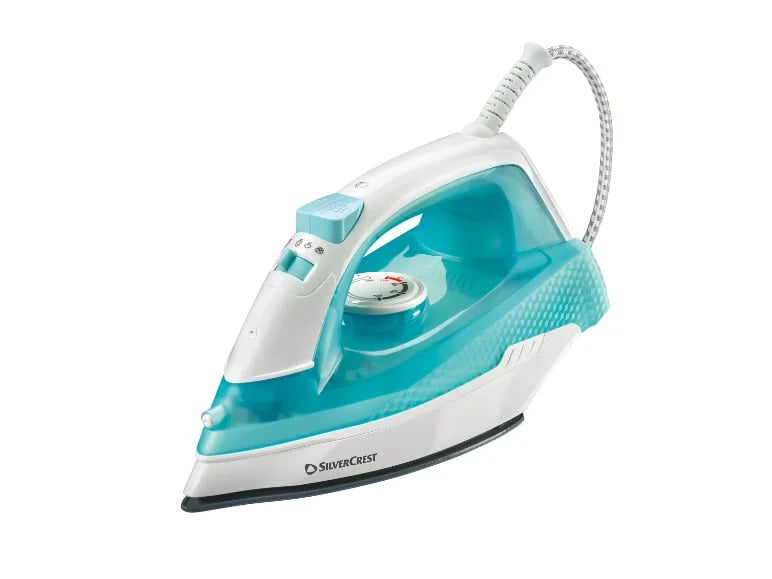 Утюг паровой Silver Crest SDBG 2200 A1 керамическая подошва 2180 Вт White/Turquoise (31330226)