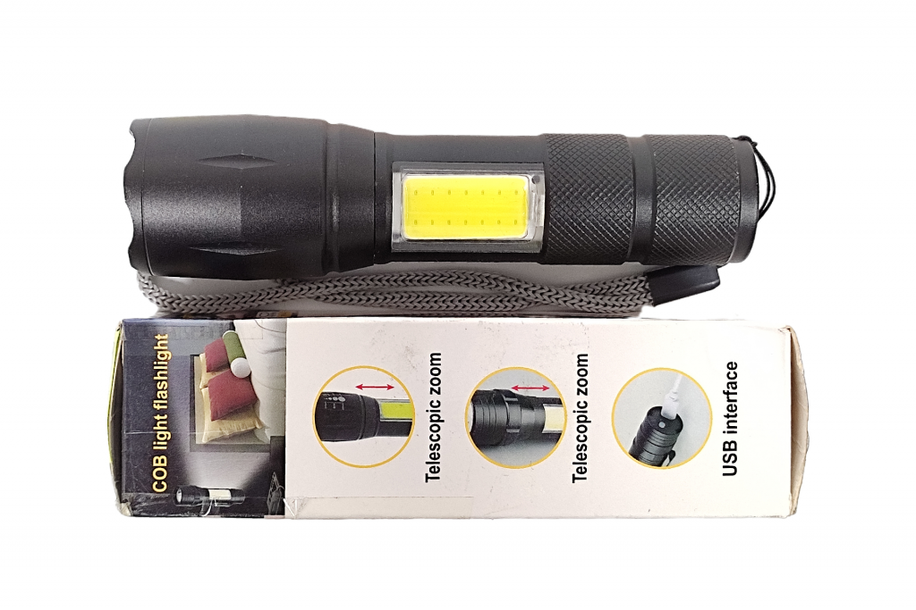 Фонарь Bailong BL-29 T6 COB USB (Lant-021)