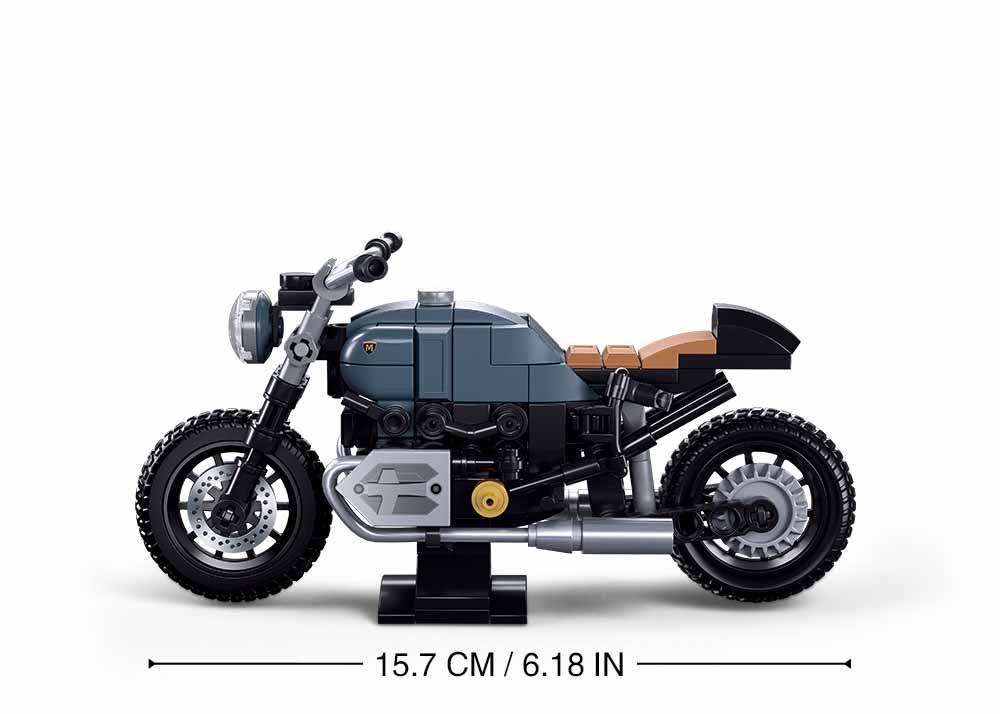 Конструктор Sluban M38-B1134 Мотоцикл BMW R nineT 191 деталь - фото 5