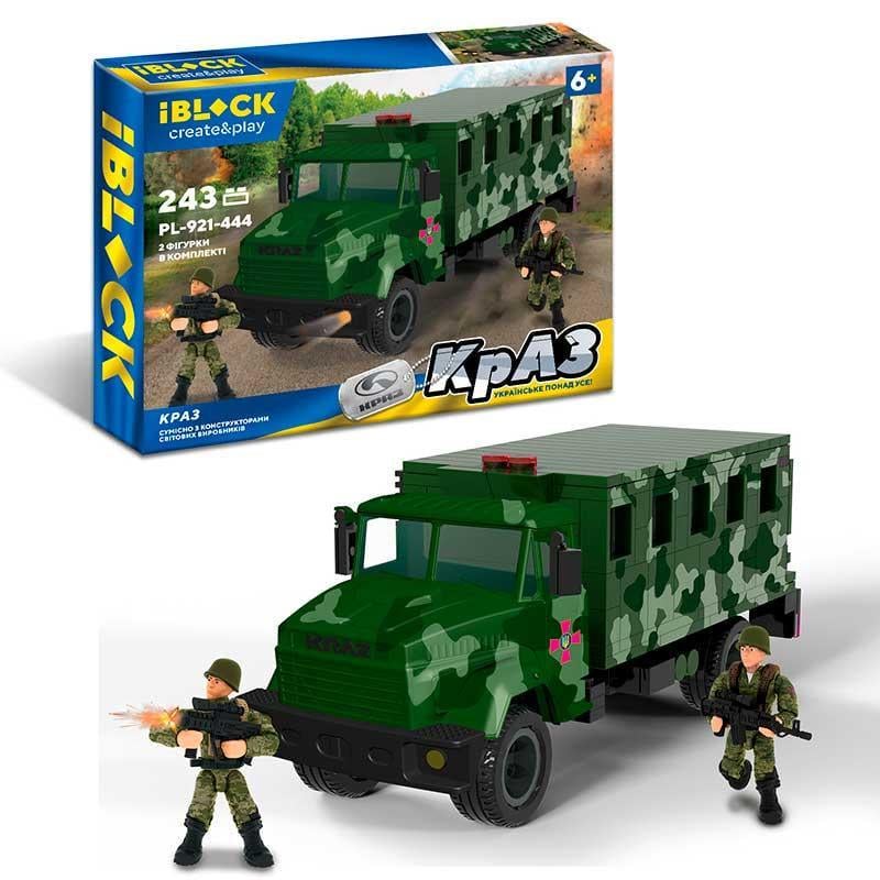 Конструктор Iblock Армия КрАЗ PL-921-444 243 дет. с 2 фигурками (31955063)