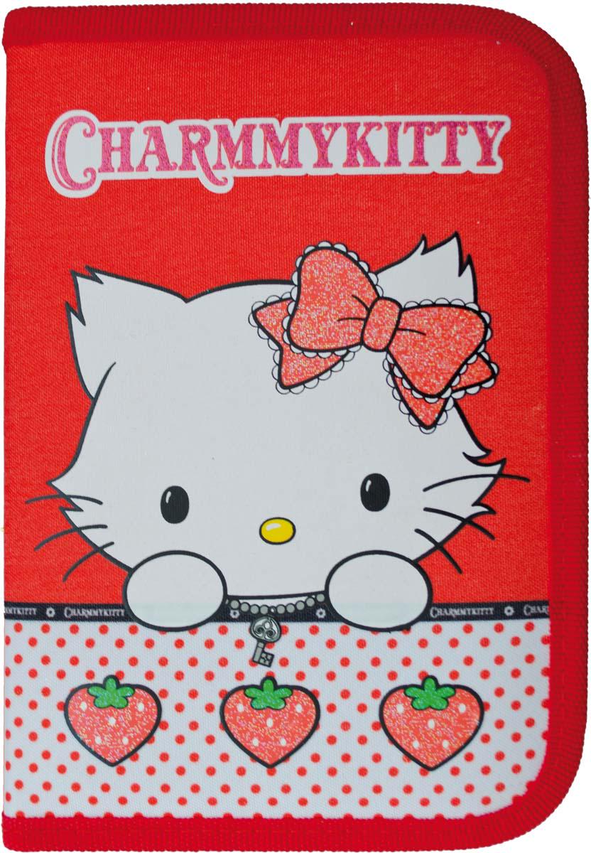 Пенал шкільний 1 вересня 530666 Charmmykitty Червоний