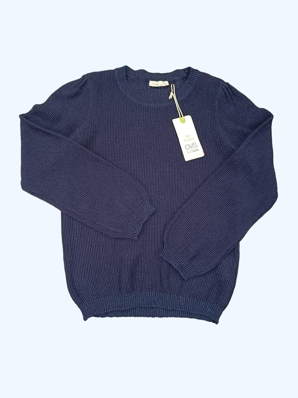 Светр дитячий для дівчинки OVS 134 см Синій (0138)