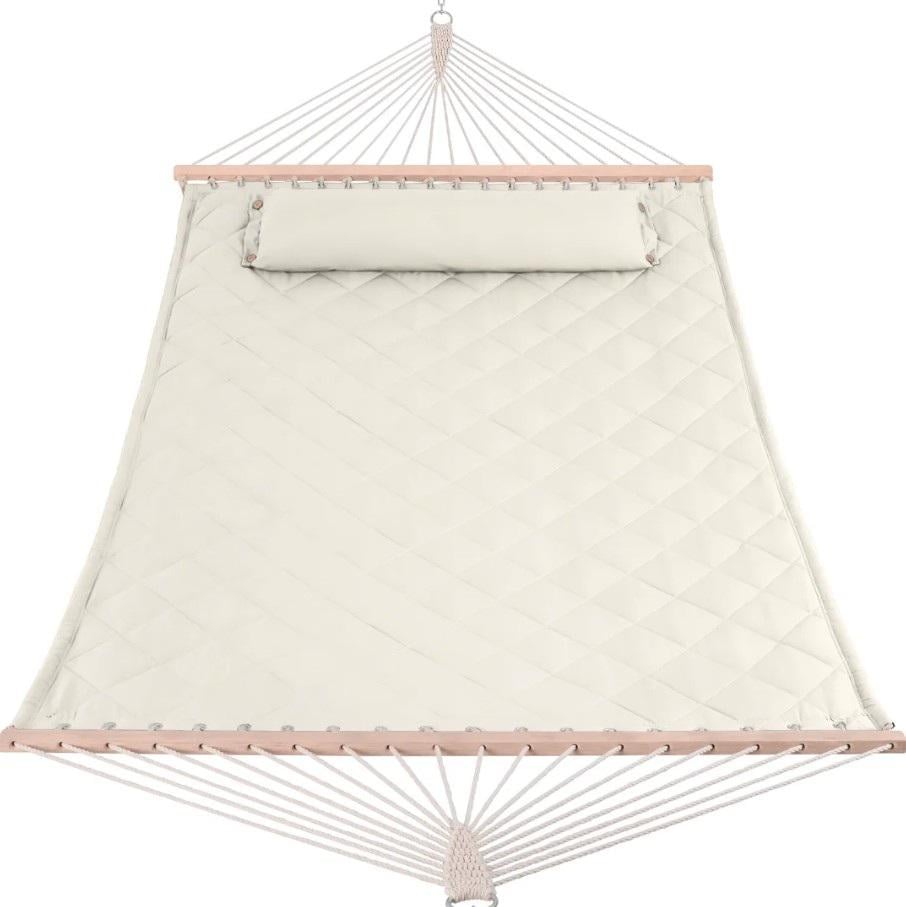 Гамак двухместный с планками WCG SOFT XXL 200x140 Бежевый (3017516047)